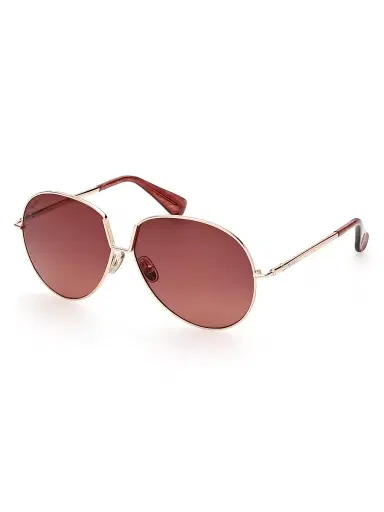 Max Mara Women's Design8 60MM Aviator Sunglasses - Rose Gold Brown | Thumbnail 3 Max Mara Women's Design8 60MM Aviator Sunglasses - Rose Gold Brown | Thumbnail 3