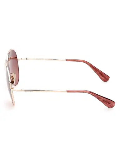 Max Mara Women's Design8 60MM Aviator Sunglasses - Rose Gold Brown | Thumbnail 4 Max Mara Women's Design8 60MM Aviator Sunglasses - Rose Gold Brown | Thumbnail 4