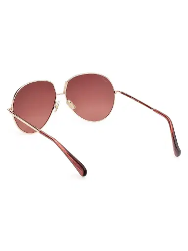 Max Mara Women's Design8 60MM Aviator Sunglasses - Rose Gold Brown | Thumbnail 5 Max Mara Women's Design8 60MM Aviator Sunglasses - Rose Gold Brown | Thumbnail 5