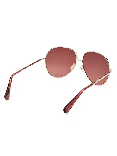 Max Mara Women's Design8 60MM Aviator Sunglasses - Rose Gold Brown | Thumbnail 7 Max Mara Women's Design8 60MM Aviator Sunglasses - Rose Gold Brown | Thumbnail 7