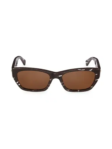 Bottega Veneta Women's Unapologetic 55MM Rectangular Sunglasses - Brown | Thumbnail 1 Bottega Veneta Women's Unapologetic 55MM Rectangular Sunglasses - Brown | Thumbnail 1