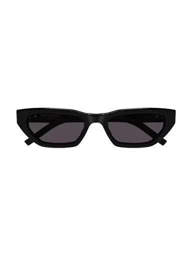 Saint Laurent Women's Monogram Hinge 54MM Rectangular Sunglasses - Black | Thumbnail 2 Saint Laurent Women's Monogram Hinge 54MM Rectangular Sunglasses - Black | Thumbnail 2