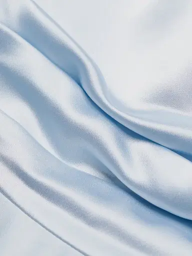 Amsale Women's Draped Boatneck Satin Gown - Ice | Thumbnail 7 Amsale Women's Draped Boatneck Satin Gown - Ice | Thumbnail 7