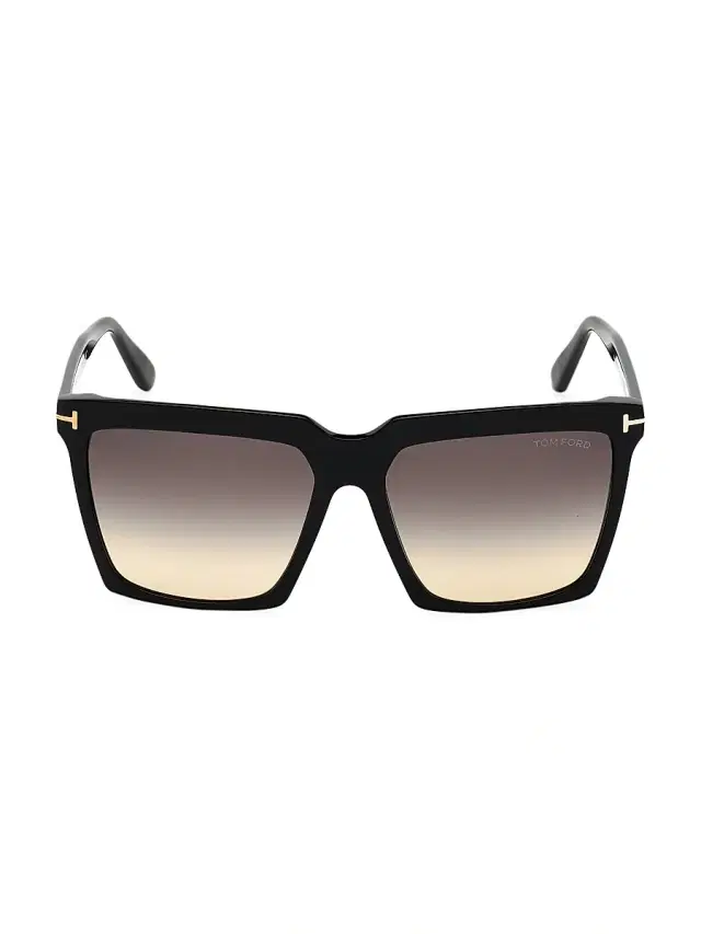 Women's Sabrina 58MM Square Sunglasses - Black Women's Sabrina 58MM Square Sunglasses - Black