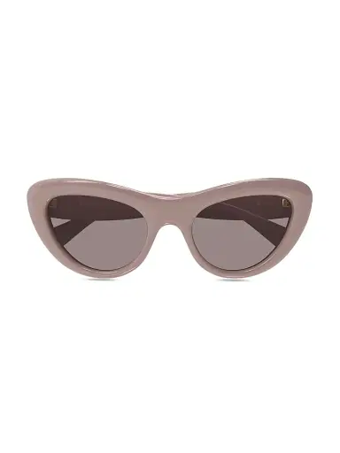 Bottega Veneta Women's Curvy 53MM Cat-Eye Sunglasses - Taupe Grey | Thumbnail 2 Bottega Veneta Women's Curvy 53MM Cat-Eye Sunglasses - Taupe Grey | Thumbnail 2
