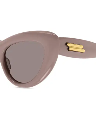 Bottega Veneta Women's Curvy 53MM Cat-Eye Sunglasses - Taupe Grey | Thumbnail 3 Bottega Veneta Women's Curvy 53MM Cat-Eye Sunglasses - Taupe Grey | Thumbnail 3