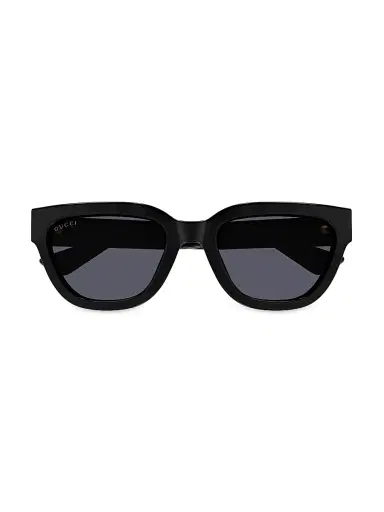 Gucci Women's Minimal GG 54MM Cat-Eye Sunglasses - Black Grey | Thumbnail 2 Gucci Women's Minimal GG 54MM Cat-Eye Sunglasses - Black Grey | Thumbnail 2
