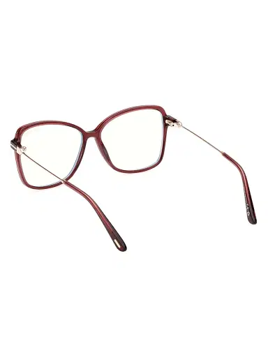 TOM FORD Women's 55MM Blue Block Butterfly Eyeglasses - Transparent Wine Rose Gold | Thumbnail 5 TOM FORD Women's 55MM Blue Block Butterfly Eyeglasses - Transparent Wine Rose Gold | Thumbnail 5