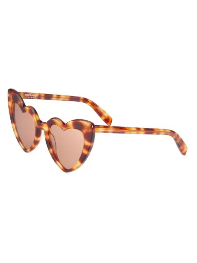 Saint Laurent Women's LouLou 54MM Heart Sunglasses | Thumbnail 2 Saint Laurent Women's LouLou 54MM Heart Sunglasses | Thumbnail 2