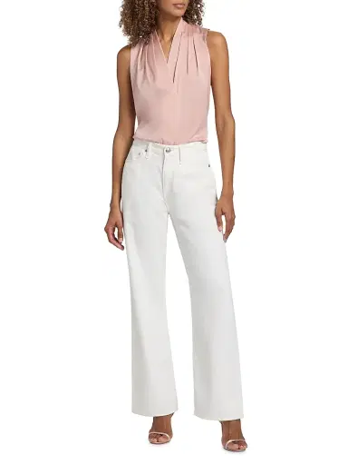 Kobi Halperin Women's Mila Sleeveless Silk-Blend Blouse - Ballerina Pink | Thumbnail 2 Kobi Halperin Women's Mila Sleeveless Silk-Blend Blouse - Ballerina Pink | Thumbnail 2
