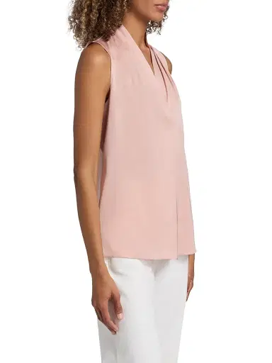 Kobi Halperin Women's Mila Sleeveless Silk-Blend Blouse - Ballerina Pink | Thumbnail 4 Kobi Halperin Women's Mila Sleeveless Silk-Blend Blouse - Ballerina Pink | Thumbnail 4