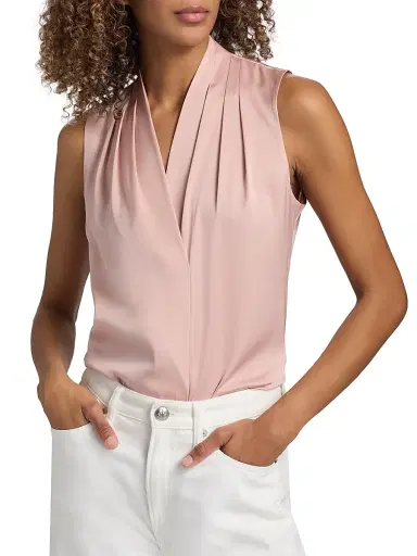 Kobi Halperin Women's Mila Sleeveless Silk-Blend Blouse - Ballerina Pink | Thumbnail 6 Kobi Halperin Women's Mila Sleeveless Silk-Blend Blouse - Ballerina Pink | Thumbnail 6