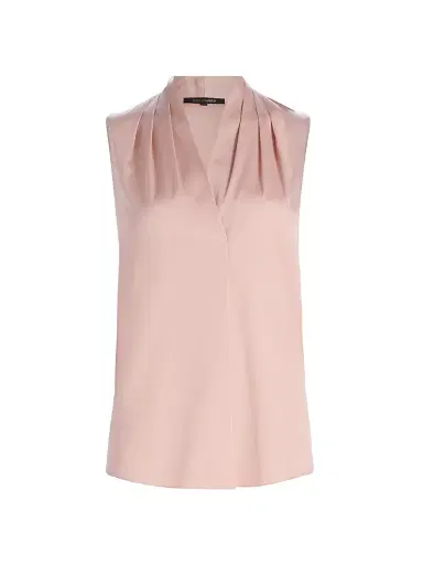 Kobi Halperin Women's Mila Sleeveless Silk-Blend Blouse - Ballerina Pink | Thumbnail 1 Kobi Halperin Women's Mila Sleeveless Silk-Blend Blouse - Ballerina Pink | Thumbnail 1