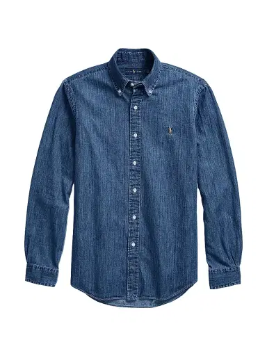 Polo Ralph Lauren Men's Classic-Fit Denim Shirt | Thumbnail 1 Polo Ralph Lauren Men's Classic-Fit Denim Shirt | Thumbnail 1