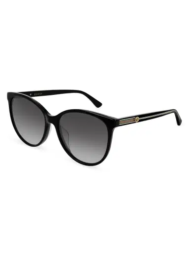 Gucci Women's Web Wirecore 57MM Cat-Eye Sunglasses - Black | Thumbnail 1 Gucci Women's Web Wirecore 57MM Cat-Eye Sunglasses - Black | Thumbnail 1