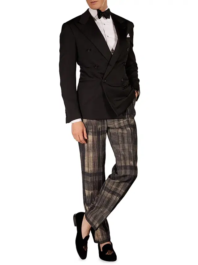 Solid Silk Bow Tie - Black Solid Silk Bow Tie - Black