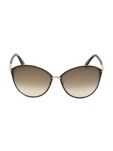 Tom Ford Women's Penelope 59MM Polarized Lens Oversize Round Sunglasses - Gold | Thumbnail 1 Tom Ford Women's Penelope 59MM Polarized Lens Oversize Round Sunglasses - Gold | Thumbnail 1