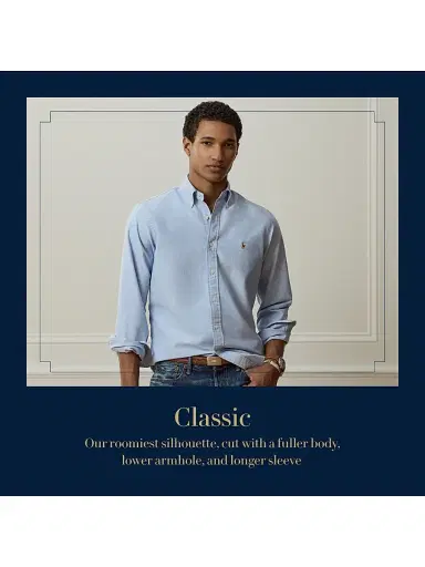 Polo Ralph Lauren Men's Classic-Fit Chambray Shirt - Chambray | Thumbnail 1 Polo Ralph Lauren Men's Classic-Fit Chambray Shirt - Chambray | Thumbnail 1