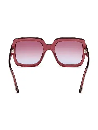 TOM FORD Women's Kaya 54MM Square Sunglasses - Transparent Wine Violet | Thumbnail 6 TOM FORD Women's Kaya 54MM Square Sunglasses - Transparent Wine Violet | Thumbnail 6