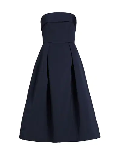 Amsale Women's Faille Strapless Dress | Thumbnail 1 Amsale Women's Faille Strapless Dress | Thumbnail 1