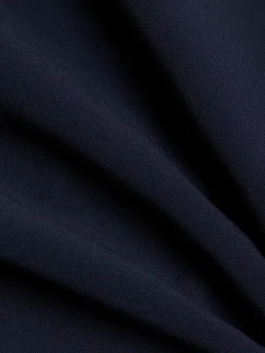 Amsale Women's Draped Crêpe Cocktail Dress - Navy | Thumbnail 7 Amsale Women's Draped Crêpe Cocktail Dress - Navy | Thumbnail 7