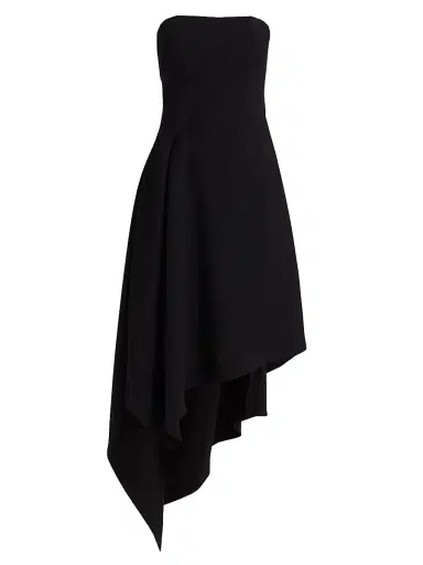 Amsale Women's Strapless Cocktail Dress - Black | Thumbnail 1 Amsale Women's Strapless Cocktail Dress - Black | Thumbnail 1