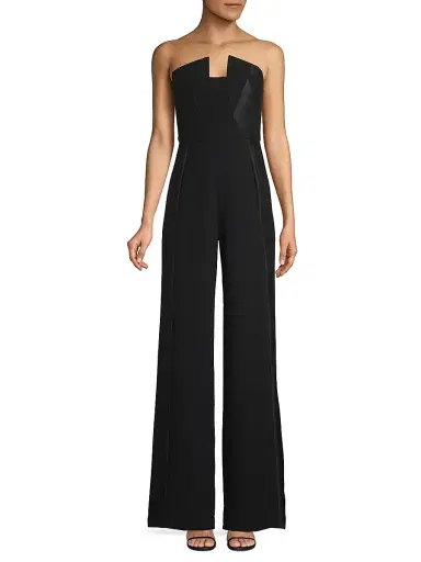 Black Halo Women's Lena Strapless Jumpsuit - Black | Thumbnail 2 Black Halo Women's Lena Strapless Jumpsuit - Black | Thumbnail 2