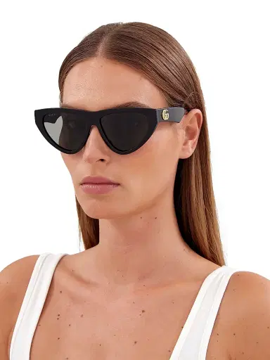 Gucci Women's Generation 58MM Cat-Eye Sunglasses - Black | Thumbnail 4 Gucci Women's Generation 58MM Cat-Eye Sunglasses - Black | Thumbnail 4