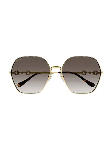 Gucci Women's Horsebit 62MM Geometric Sunglasses | Thumbnail 1 Gucci Women's Horsebit 62MM Geometric Sunglasses | Thumbnail 1
