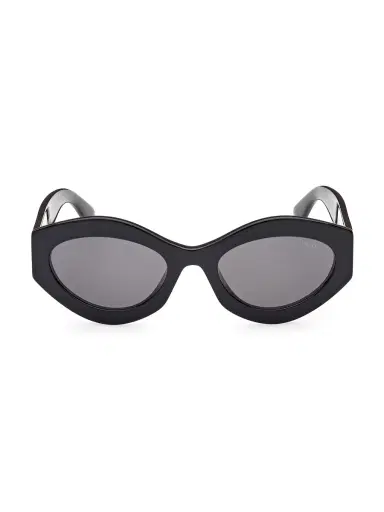 Pucci Women's 54MM Geometric Sunglasses - Black | Thumbnail 6 Pucci Women's 54MM Geometric Sunglasses - Black | Thumbnail 6