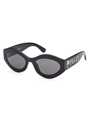 Pucci Women's 54MM Geometric Sunglasses - Black | Thumbnail 1 Pucci Women's 54MM Geometric Sunglasses - Black | Thumbnail 1