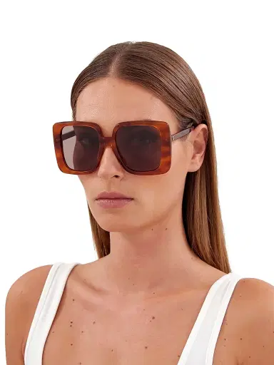 Gucci Women's 80S Monocolor 55MM Butterfly Sunglasses - Havana | Thumbnail 4 Gucci Women's 80S Monocolor 55MM Butterfly Sunglasses - Havana | Thumbnail 4