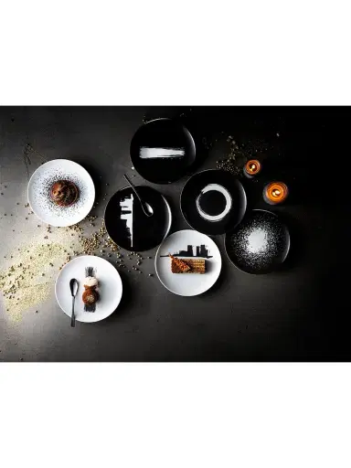Degrenne Paris Arty Creation 6-Piece Small Plate Gift Box Set - Black | Thumbnail 3 Degrenne Paris Arty Creation 6-Piece Small Plate Gift Box Set - Black | Thumbnail 3