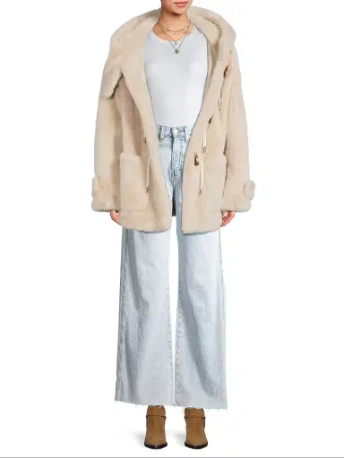 Kobi Halperin Women's Rosie Faux-Fur Coat - Oatmeal | Thumbnail 2 Kobi Halperin Women's Rosie Faux-Fur Coat - Oatmeal | Thumbnail 2