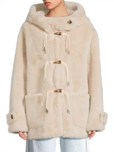 Kobi Halperin Women's Rosie Faux-Fur Coat - Oatmeal | Thumbnail 3 Kobi Halperin Women's Rosie Faux-Fur Coat - Oatmeal | Thumbnail 3