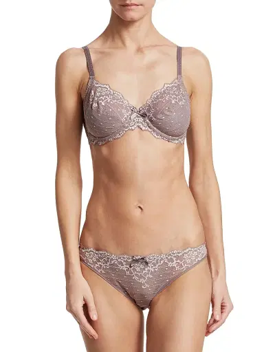 Chantelle Women's Rive Gauche Three-Part Cup Bra - Black - Size 36H | Thumbnail 3 Chantelle Women's Rive Gauche Three-Part Cup Bra - Black - Size 36H | Thumbnail 3