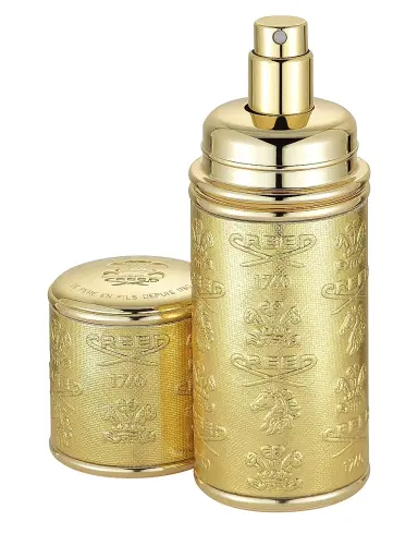 CREED Gold with Gold Trim Leather Deluxe Atomizer | Thumbnail 1 CREED Gold with Gold Trim Leather Deluxe Atomizer | Thumbnail 1