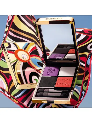 GUERLAIN Women's Pucci x Guerlain Ombres G Marmo Vibe Eyeshadow Quad - 045 Marmo Vibe | Thumbnail 3 GUERLAIN Women's Pucci x Guerlain Ombres G Marmo Vibe Eyeshadow Quad - 045 Marmo Vibe | Thumbnail 3
