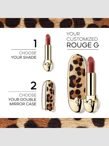 GUERLAIN Women's Rouge G Customizable Lipstick Case - Le Fauve | Thumbnail 2 GUERLAIN Women's Rouge G Customizable Lipstick Case - Le Fauve | Thumbnail 2