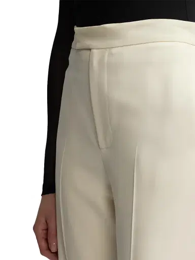Ralph Lauren Collection Women's Wool High-Rise Pants - Lux Cream - Size 8 | Thumbnail 6 Ralph Lauren Collection Women's Wool High-Rise Pants - Lux Cream - Size 8 | Thumbnail 6