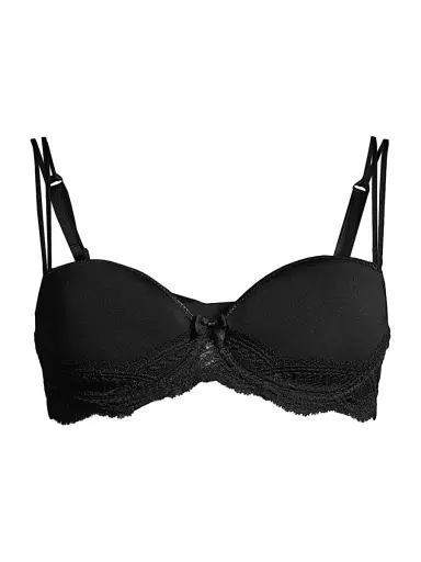 Simone Pérèle Women's Eden 3D Demi T-Shirt Bra - Black | Thumbnail 1 Simone Pérèle Women's Eden 3D Demi T-Shirt Bra - Black | Thumbnail 1