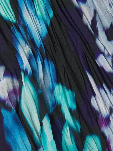 Ungaro Women's Rosemary Floral Ruched One-Shoulder Dress - Turquoise Multi | Thumbnail 6 Ungaro Women's Rosemary Floral Ruched One-Shoulder Dress - Turquoise Multi | Thumbnail 6