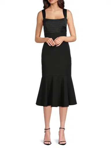 Ungaro Women's Kendrick Sleeveless Midi-Dress - Black | Thumbnail 2 Ungaro Women's Kendrick Sleeveless Midi-Dress - Black | Thumbnail 2