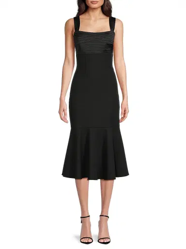 Ungaro Women's Kendrick Sleeveless Midi-Dress - Black | Thumbnail 3 Ungaro Women's Kendrick Sleeveless Midi-Dress - Black | Thumbnail 3