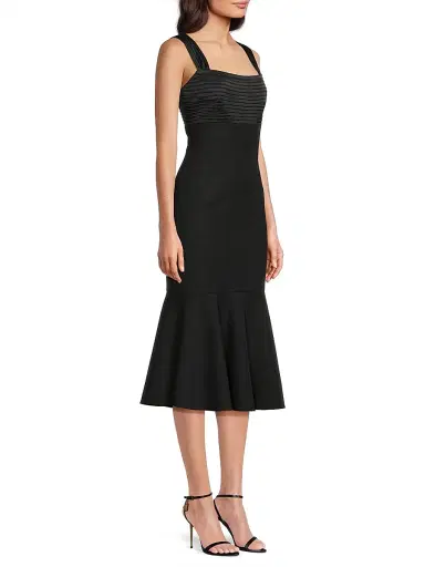 Ungaro Women's Kendrick Sleeveless Midi-Dress - Black | Thumbnail 4 Ungaro Women's Kendrick Sleeveless Midi-Dress - Black | Thumbnail 4