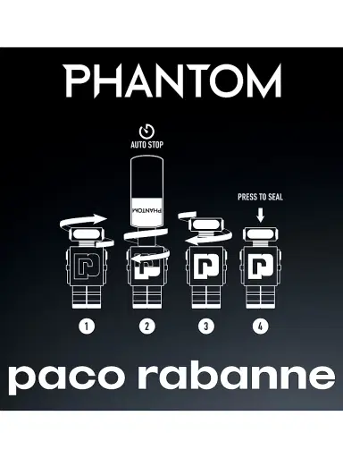 Rabanne Men's Phantom Eau de Toilette Refill Bottle | Thumbnail 4 Rabanne Men's Phantom Eau de Toilette Refill Bottle | Thumbnail 4