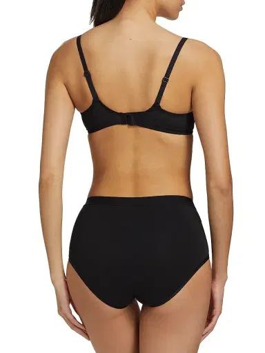 Chantelle Women's Fleur Demi Underwire Bra - Black - Size 34F | Thumbnail 4 Chantelle Women's Fleur Demi Underwire Bra - Black - Size 34F | Thumbnail 4