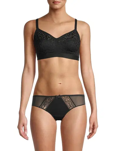 Chantelle Women's Norah Wirefree Bra - Black | Thumbnail 3 Chantelle Women's Norah Wirefree Bra - Black | Thumbnail 3