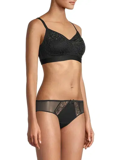 Chantelle Women's Norah Wirefree Bra - Black | Thumbnail 4 Chantelle Women's Norah Wirefree Bra - Black | Thumbnail 4
