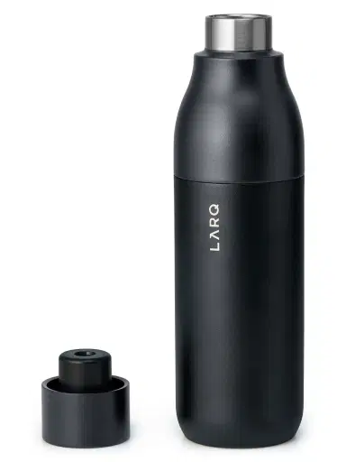 Larq Women's Obsidian Black Self Sanitizing Water Bottle 8.5 oz. & Above | Thumbnail 5 Larq Women's Obsidian Black Self Sanitizing Water Bottle 8.5 oz. & Above | Thumbnail 5